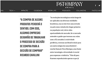 Entrevista de Ricardo Cavallini na Fast Company